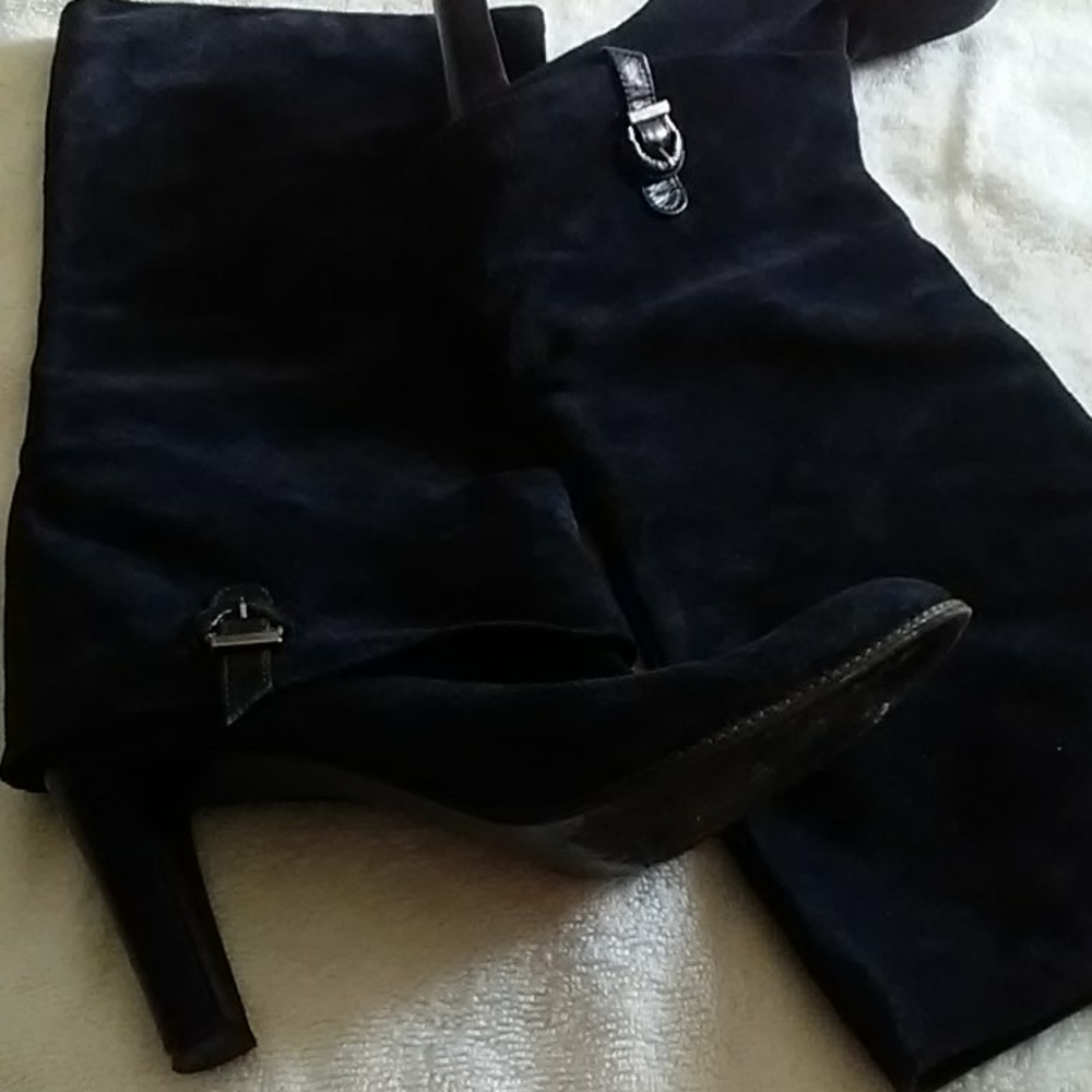 DELMAN Nancy Suede Knee Boots